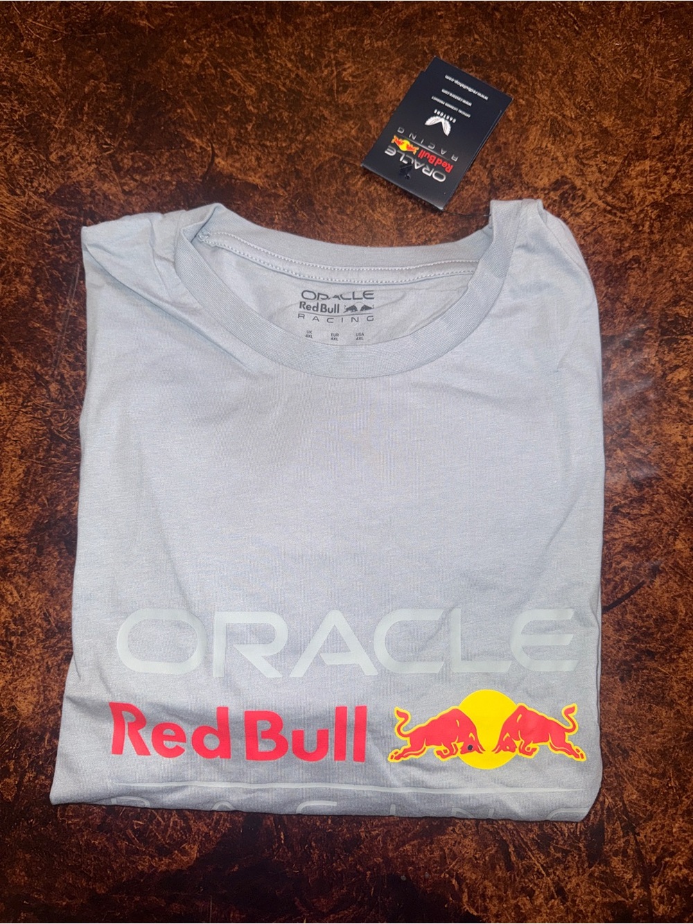 Red Bull Racing Men’s Light Gray Short Sleeve Tee